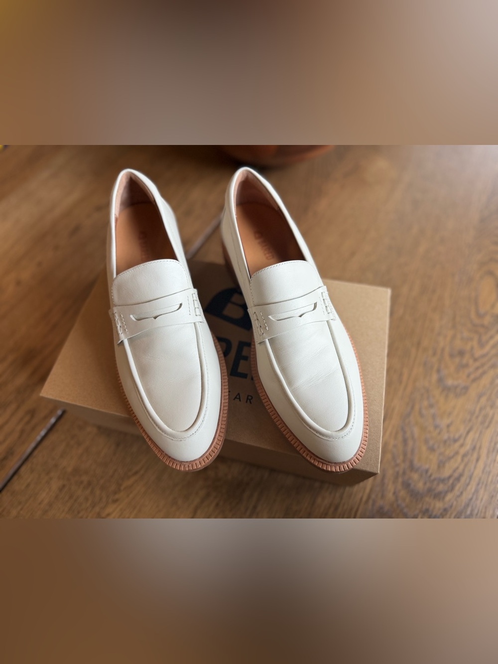 Women’s White Loafers - Bared Footwear